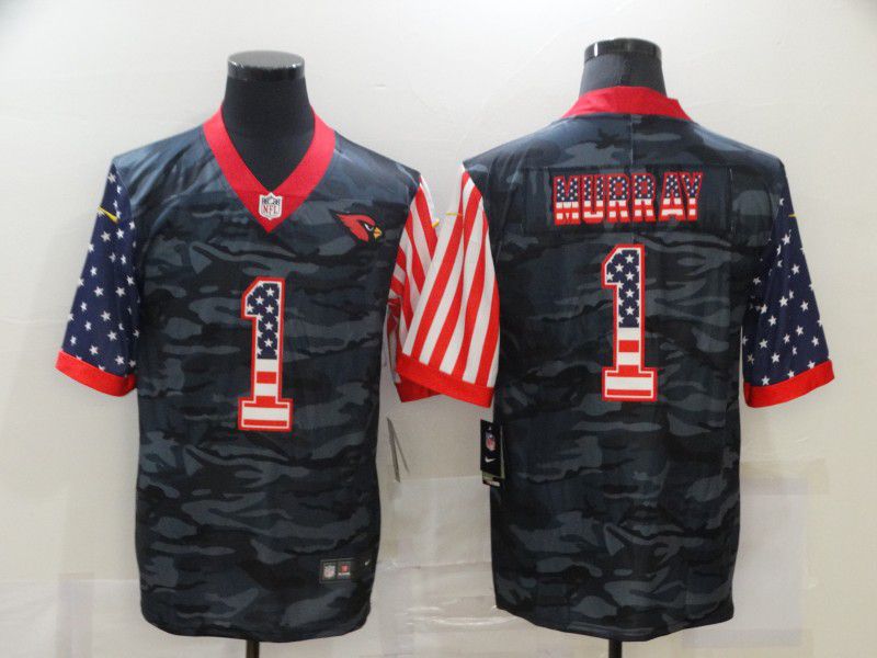 Men Arizona Cardinals #1 Murray Camouflage national flag Nike Limited NFL Jersey->pittsburgh steelers->NFL Jersey